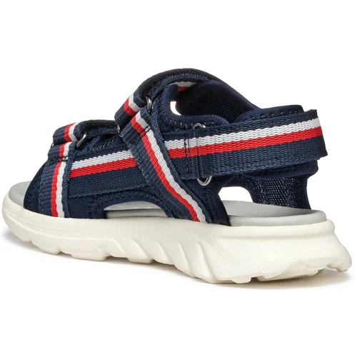 Geox fiú sport szandál – tépőzáras, Respira talppal, kék-piros