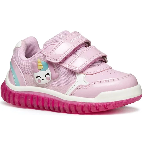 Lightyloo Toddler Girl – világító talpú "lélegző"elsőlépés Geox gyerekcipő, kislányoknak