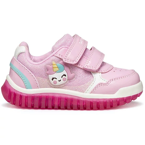 Lightyloo Toddler Girl – világító talpú "lélegző"elsőlépés Geox gyerekcipő, kislányoknak