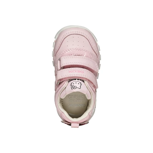 Geox Hello Kitty bőrbéléses rózsaszín gyerekcipő, az első lépésekhez