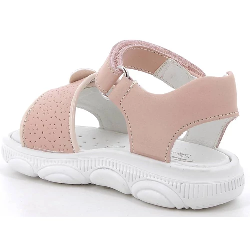 Minőségi, pink-bézs bőr Primigi gyerekszandál
