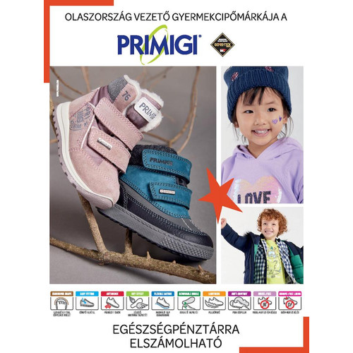 Vízálló, melegen bélelt Primigi gyerekcipő