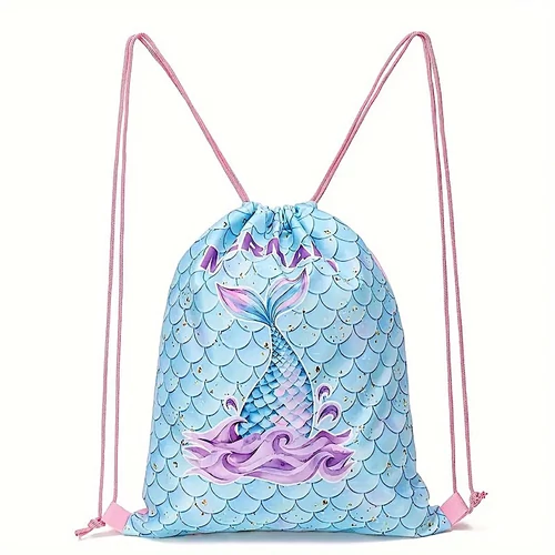 Sellő mintás gyerek tornazsák